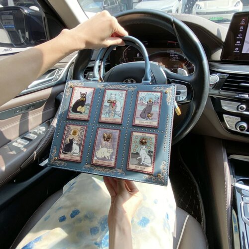 CallmeKitten复古轻奢手提包