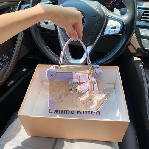 CallmeKitten非遗宋锦手提盒子包
