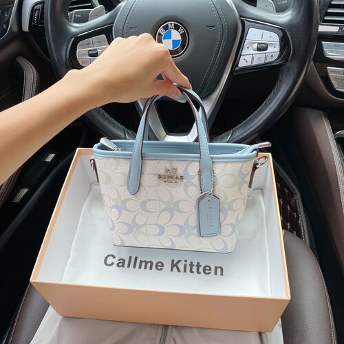 CallmeKitten彩色老花菜篮子包包