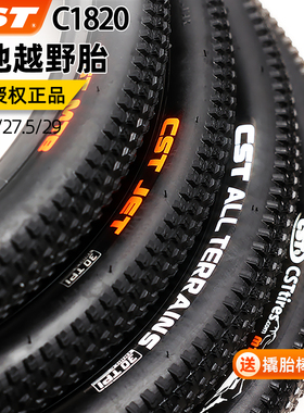 正新CST自行车内外胎山地车24 26 27.5 29寸1.95加厚胎轮胎C1820