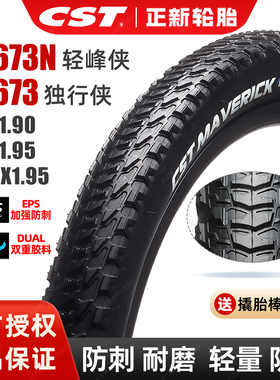 CST正新山地车26寸内外胎27.5寸*1.90 1.95防刺胎C1673自行车轮胎