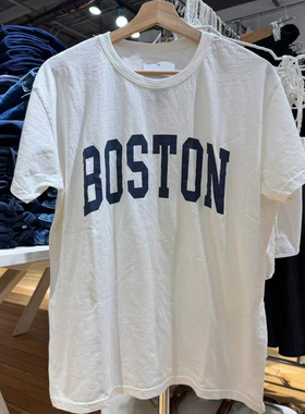 Brandy Girl BM官网美式复古圆领短袖T恤bm宽松休闲百搭上衣女潮