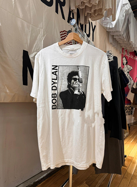 Brandy girl BM新款美式复古迈克•杰克逊人物印花短袖T恤bm上衣