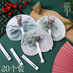 端午节折扇古风扇子夏季女扇便携折叠扇中国风汉服旗袍扇纸扇子
