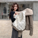 主推新款大货已出-短款羽绒服宽松小个子外套283-p245-k369，女装羽绒服，2C062