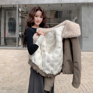 主推新款大货已出-短款羽绒服宽松小个子外套283-p245-k369图片
