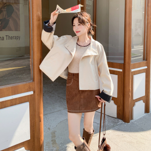 新款大货已出 宽松韩系短款风衣外套616-p150-k239图片