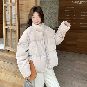 新款大货已出-新年款羽绒服宽松小个子外套-907-p275-k399图片