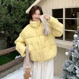主推新款-针织新面料羽绒服宽松小个子外套288-p265-k398图片