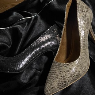 浅口高跟鞋pump高跟鞋heels高跟鞋加厚鞋垫舒适吸汗不磨脚新手9cm