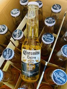 科罗娜啤酒 CORONA科罗娜墨西哥风味啤酒玻璃瓶装 24瓶×207毫升