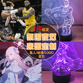 小夜灯私人来图定制毕设产品logo生日礼物照片动漫创意订制DIY灯
