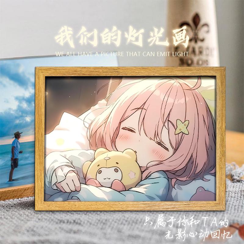 间谍过家家灯光画阿尼亚氛围夜灯