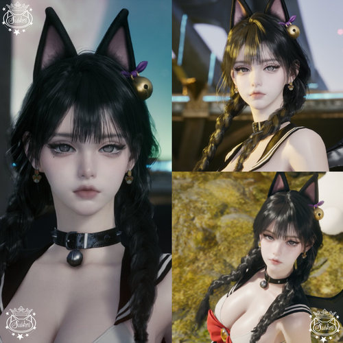 秒发【纯欲小猫】永恒之塔捏脸女AION2天族魔族国服台服国际服