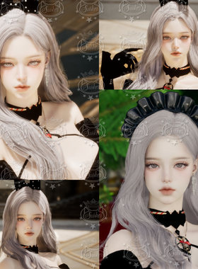 秒发【Chuu】奶龙永恒之塔捏脸女AION2天族魔族国服台服国际服