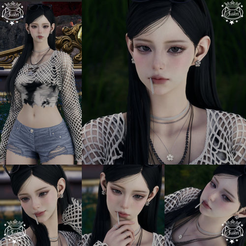 韩服捏脸【Cookie】永恒之塔2捏脸女AION2数据天魔族台服stam服