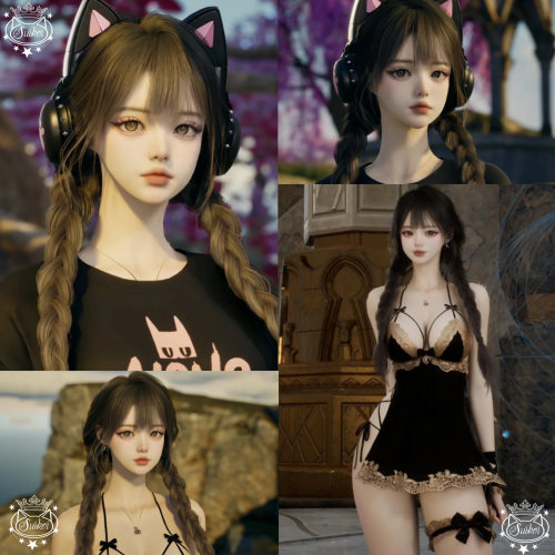 秒发【荔】永恒之塔捏脸女AION2天族魔族国服台服国际服