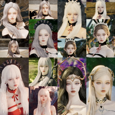 秒发【妄/宿/弥/Chuu】永恒之塔2奶龙捏脸天族魔族女数据台服