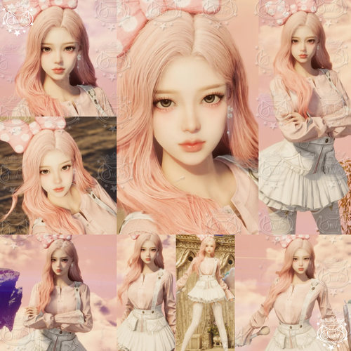 秒发【雪薇】永恒之塔捏脸女AION2天族魔族国服台服国际服