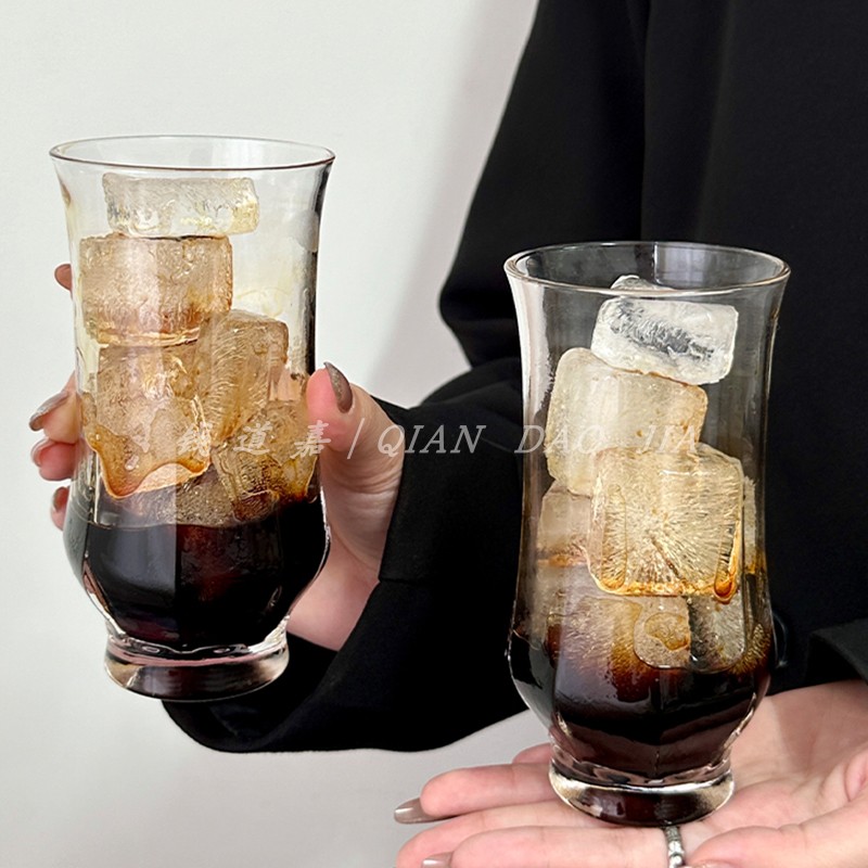 钱道嘉复古简约小众设计玻璃杯子