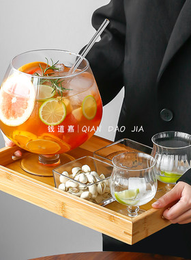 钱道嘉北欧玻璃杯601mL鸡尾酒杯