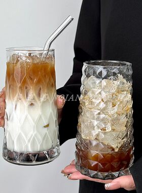 钱道嘉高颜值钻石咖啡杯水果茶杯
