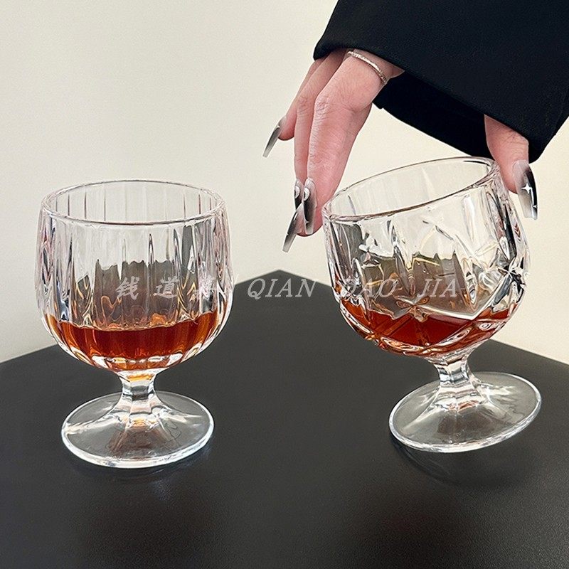 小众轻奢高档威士忌酒杯洋酒杯高级感家用古典杯水晶玻璃啤酒杯子,餐饮具,玻璃杯,淘宝优惠券,粉丝福利购,淘宝优惠卷