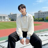 新款现货男装设计感艺术假两件卫衣男内搭上衣CR472-P68，男装卫衣，星座1017