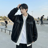 现货2026春季工装休闲夹克高级感牛仔外套JK11-P100，男装工装外套，星座1017