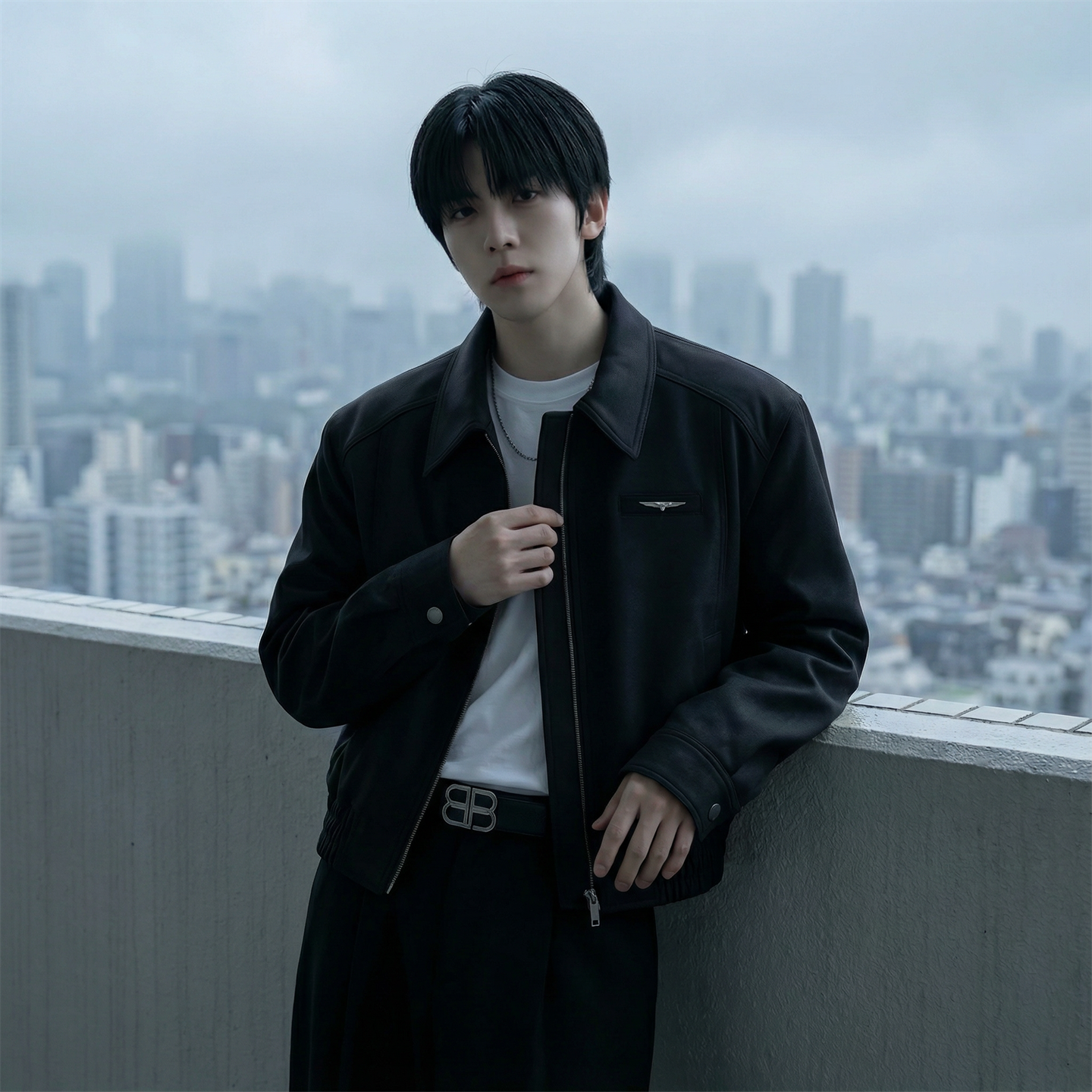 现货2025棒球领短款夹克高级感美式垫肩外套HJ7727-P90X149，男装夹克，星座1017