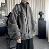 现货2026春款美式复古休闲夹克韩版宽松立领短款外套潮DK801-P118，男装夹克，星座1017