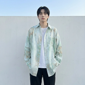 现货男潮ins小众设计感的情侣装衬衣 FC12-P48,男装衬衫,星座1017