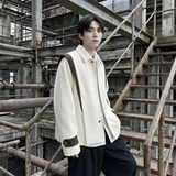 现货新款春季飞肩撞色夹克外套男设计感痞帅上衣JK905-P108，男装夹克，星座1017