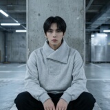 新款现货2026年新款现货堆堆领宽松长袖卫衣CR122-P68，男装卫衣，星座1017