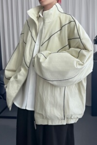 撞色防风棉服男款秋冬季新款潮牌休闲运动棉衣外套女 Y1312-P128图片