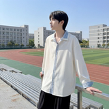 现货潮衬衫小众刺绣长袖衬衣新中式情侣外套DY877-P68，男装衬衫，星座1017