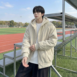 现货 加绒加厚外套男潮重磅帆布水洗棉服夹克 Y307-P138，男装夹克，星座1017