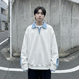 现货春季新款翻领高级感衬衫领上衣长袖卫衣男装潮WY212-P68，男装衬衫，星座1017