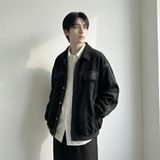 现货2026春季工装休闲夹克高级感牛仔外套JK11-P100，男装工装外套，星座1017