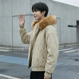 现货冬季座山雕加绒加厚外套重磅帆布水洗棉服夹克M3957-P148，男装夹克，星座1017