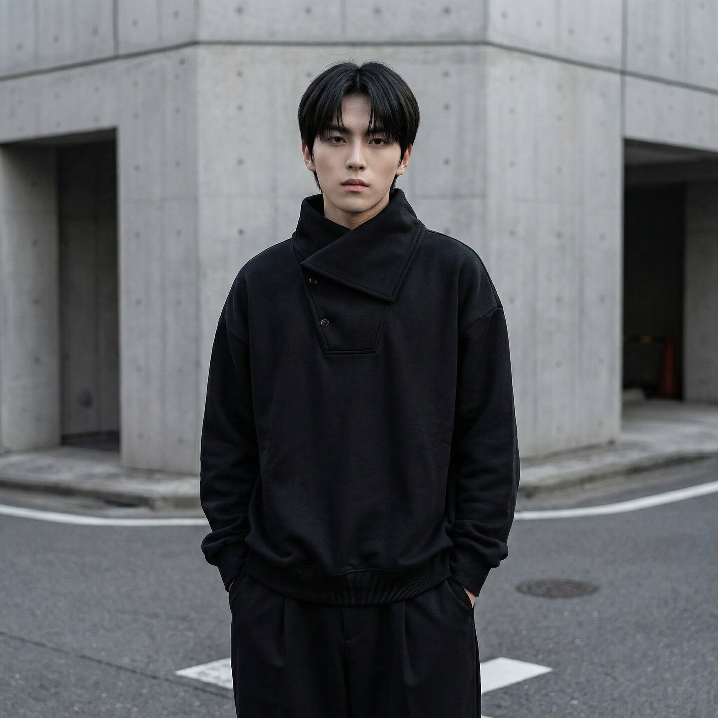 新款现货2026年新款现货堆堆领宽松长袖卫衣CR122-P68图片