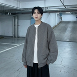 现货2026日系痞帅华夫格宽松休闲棒球立领夹克衫外套NK828-P89，男装夹克，星座1017