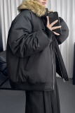 冬季新款韩版宽松加厚保暖派克服工装外套M7506-P148，男装棉衣，星座1017
