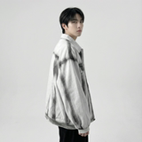 现货2026春季工装休闲夹克高级感牛仔外套JK11-P100，男装工装外套，星座1017