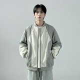 休闲百搭撞色拼接棒球服美式复古夹克JK830-P80，男装夹克，星座1017