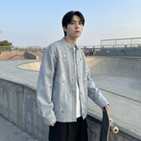 现货2026飞行夹克外套春秋薄款痞帅街头潮牌立领上衣DK568-P118，男装夹克，星座1017