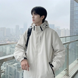 2026春款流行冲锋衣工装连帽美式高街休闲外套AK03-P68，男装夹克，星座1017