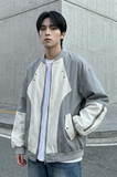 现货休闲百搭撞色拼接棒球服美式复古夹克JK830-P80，男装夹克，星座1017