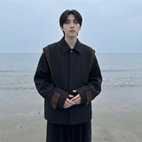 现货新款春季飞肩撞色夹克外套男设计感痞帅上衣JK905-P108，男装夹克，星座1017