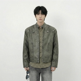 现货2026飞行夹克外套春秋薄款痞帅街头潮牌立领上衣DK568-P118，男装夹克，星座1017